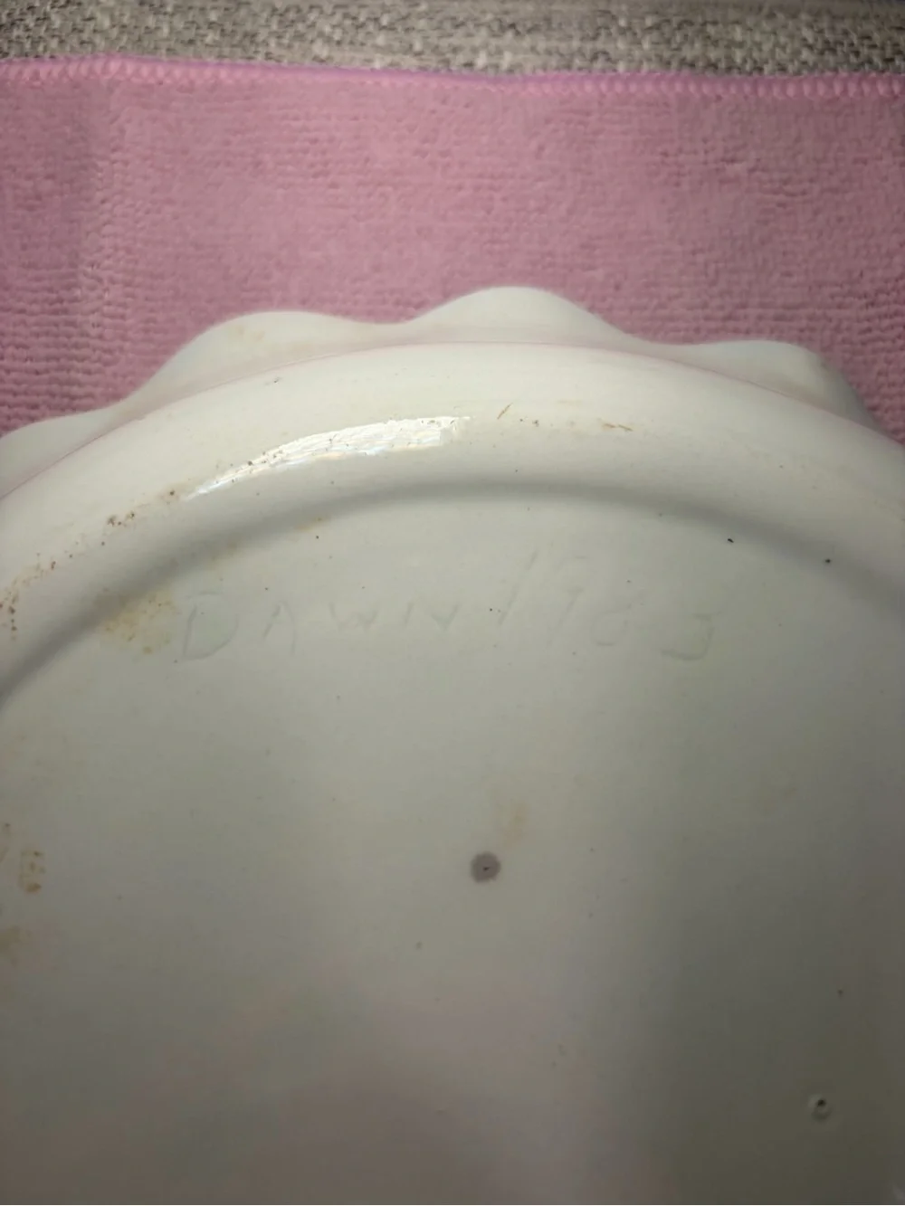 Vintage Hand-Painted Recipe Pie Plate 🥧